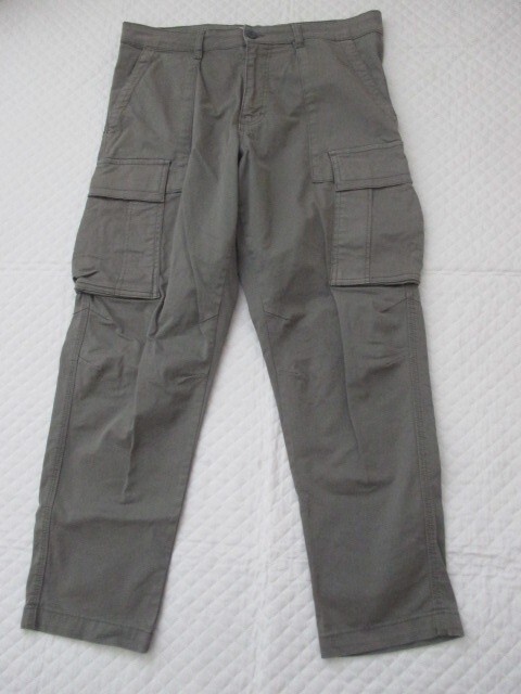 L2694【ZARA/ザラ】カーゴパンツ/パンツ/カーキ・ダークグリーン系/EUR 42/メンズ/ザラ マン/USED拍卖