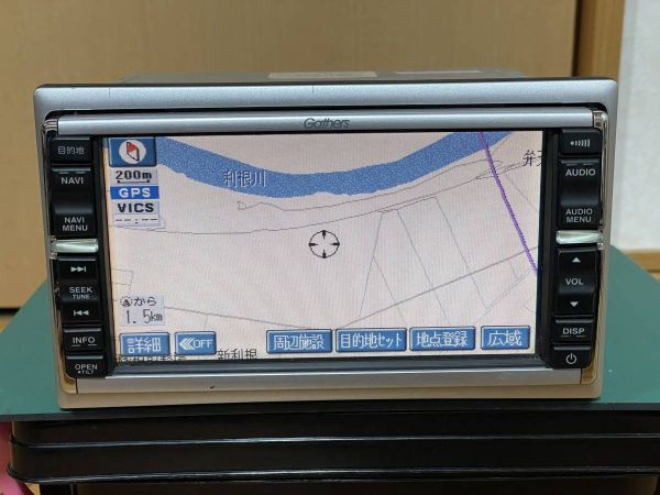 動作品□ホンダ純正ギャザズ・DVDカーナビ VXD-039MC 動作確認済みCD/MD DVD-ROM付き 2001年版拍卖