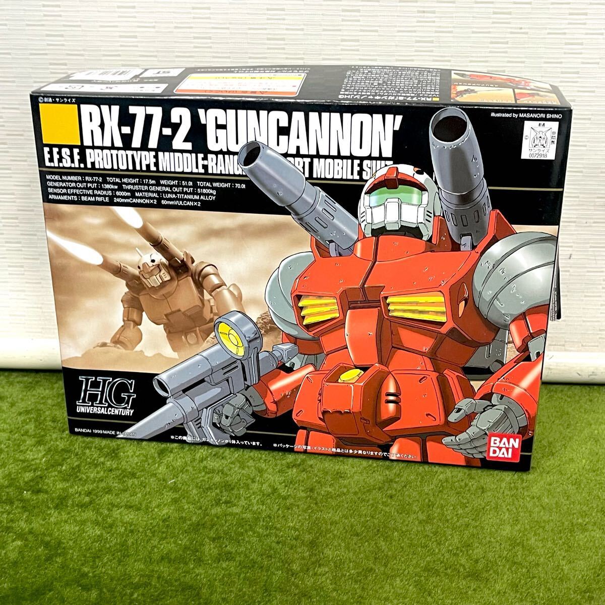 ★☆新品未使用品 BANDAI/バンダイ プラモデル/ガンプラ HG 1/144 RX-77-2 GNUCANNON/ガンキャノン拍卖