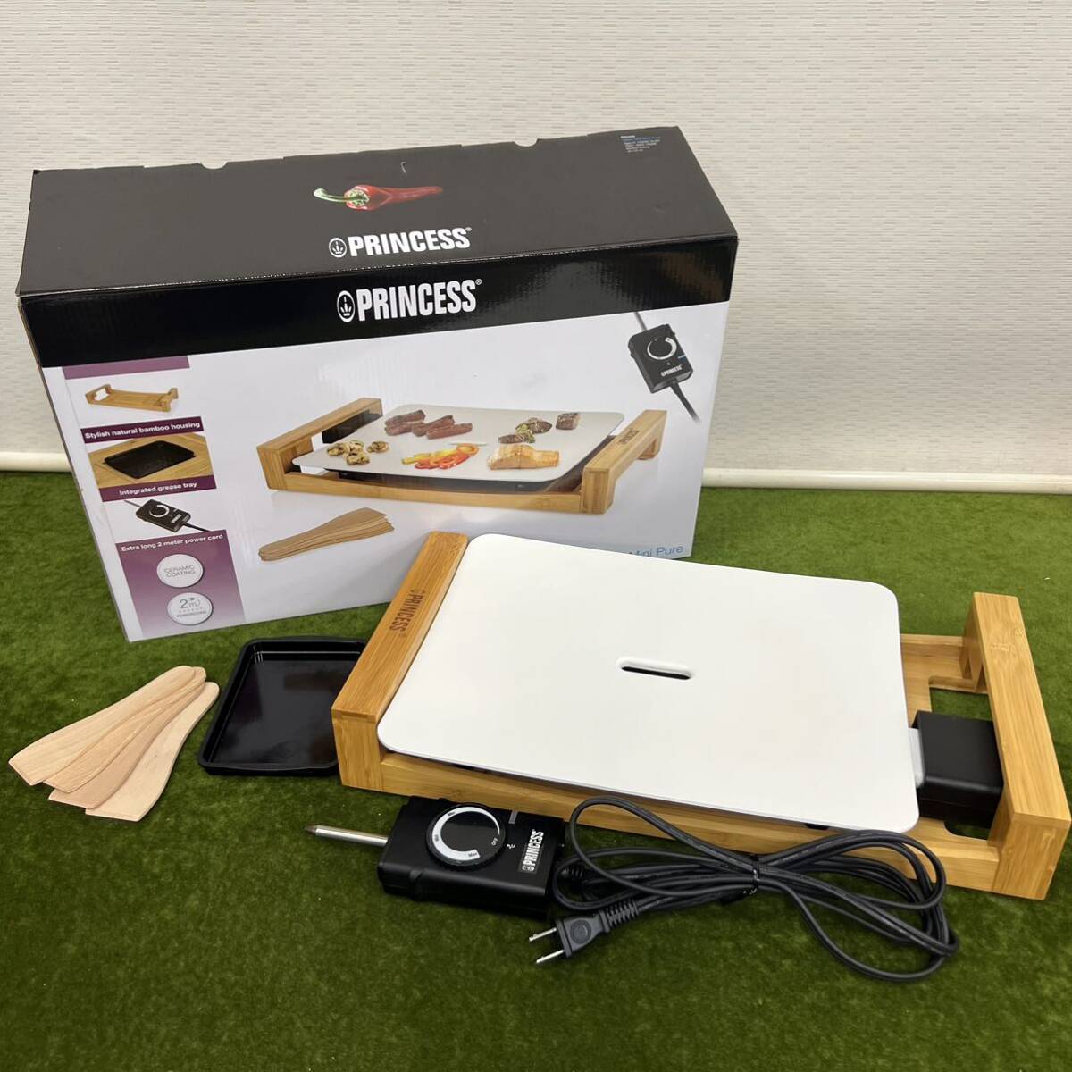 ★☆動作確認済み PRINCESS/プリンセス Table Grill Mini Pure/テーブルグリルミニピュア 電気ホットプレート拍卖