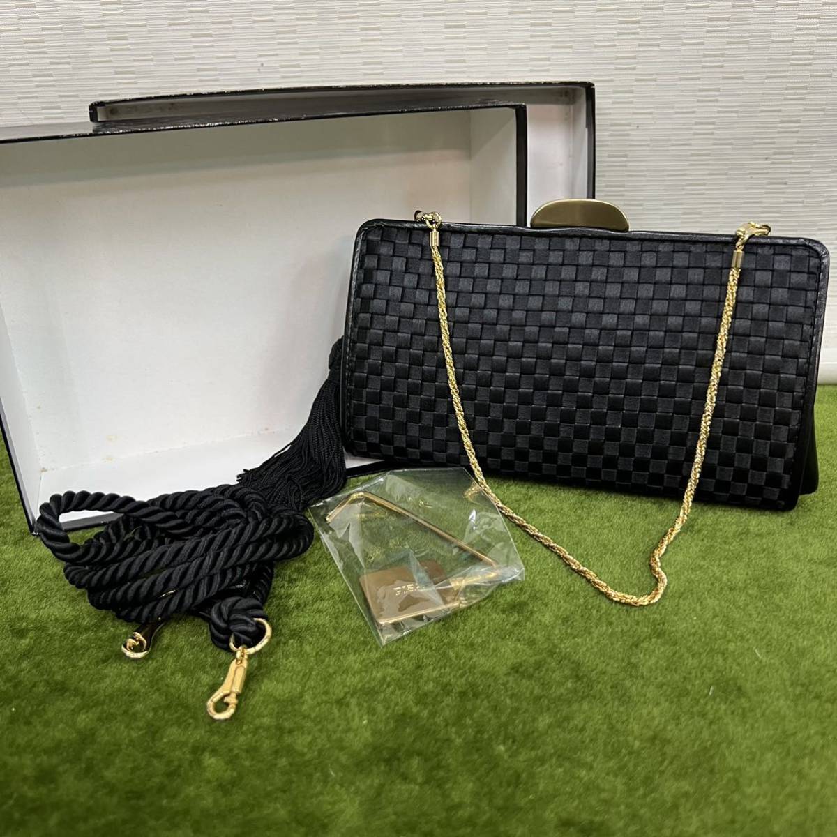 ★☆ 現状渡し/PISA/ピサ バッグ 冠婚葬祭 ハンドバッグ/クラッチバッグ/説明文必読拍卖