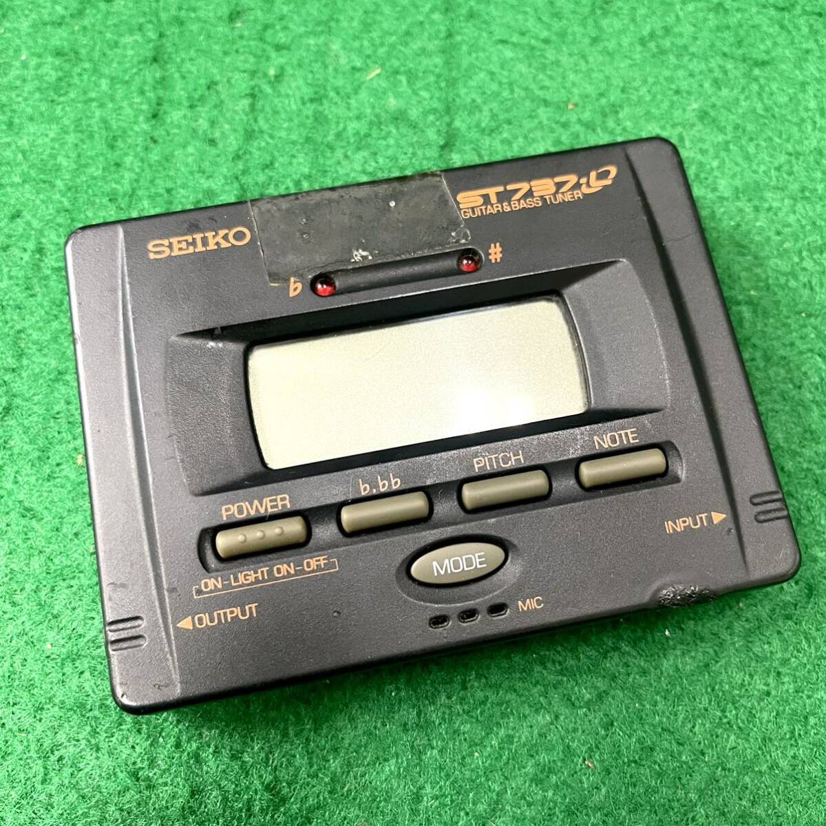 ★☆通電確認済 SEIKO/セイコー ギター&ベース用チューナー ST737-L拍卖