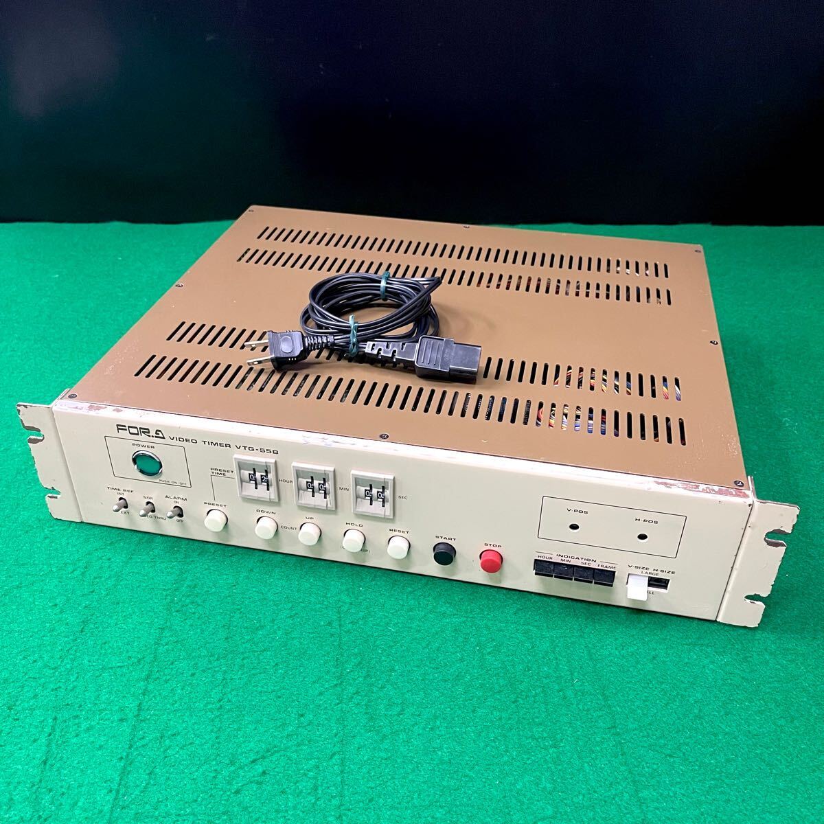 ★☆動作未確認/通電不可 FOR.A VIDEO-TIMER/ビデオタイマー VTG-55B拍卖