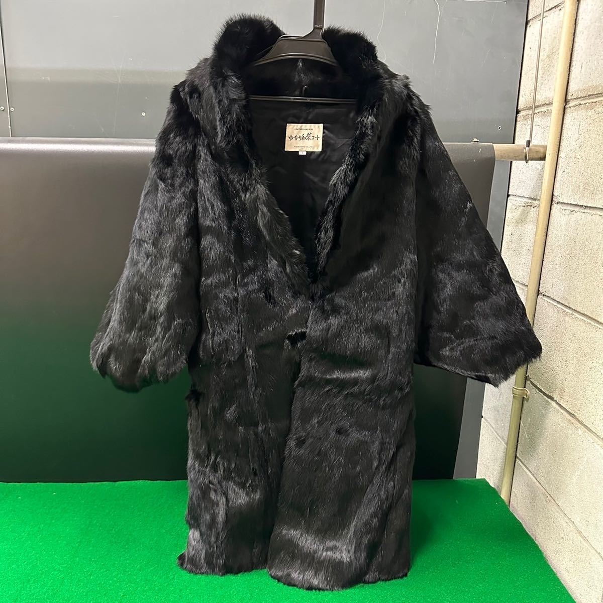 ★☆ 衣類/衣服/レデースファッション/毛皮 和装コート/ゆーかり和装コート サイズL/Rabbit うさぎ毛皮 ラビットファー拍卖