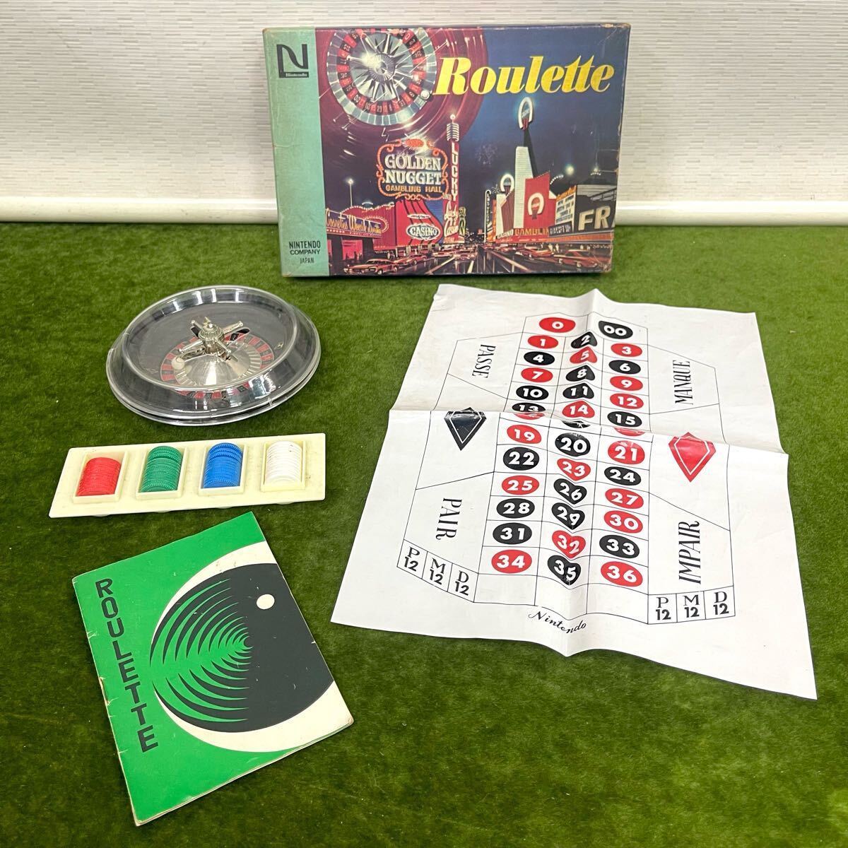 ★☆当時もの/昭和レトロ Nintendo/任天堂 ボードゲーム ルーレット拍卖