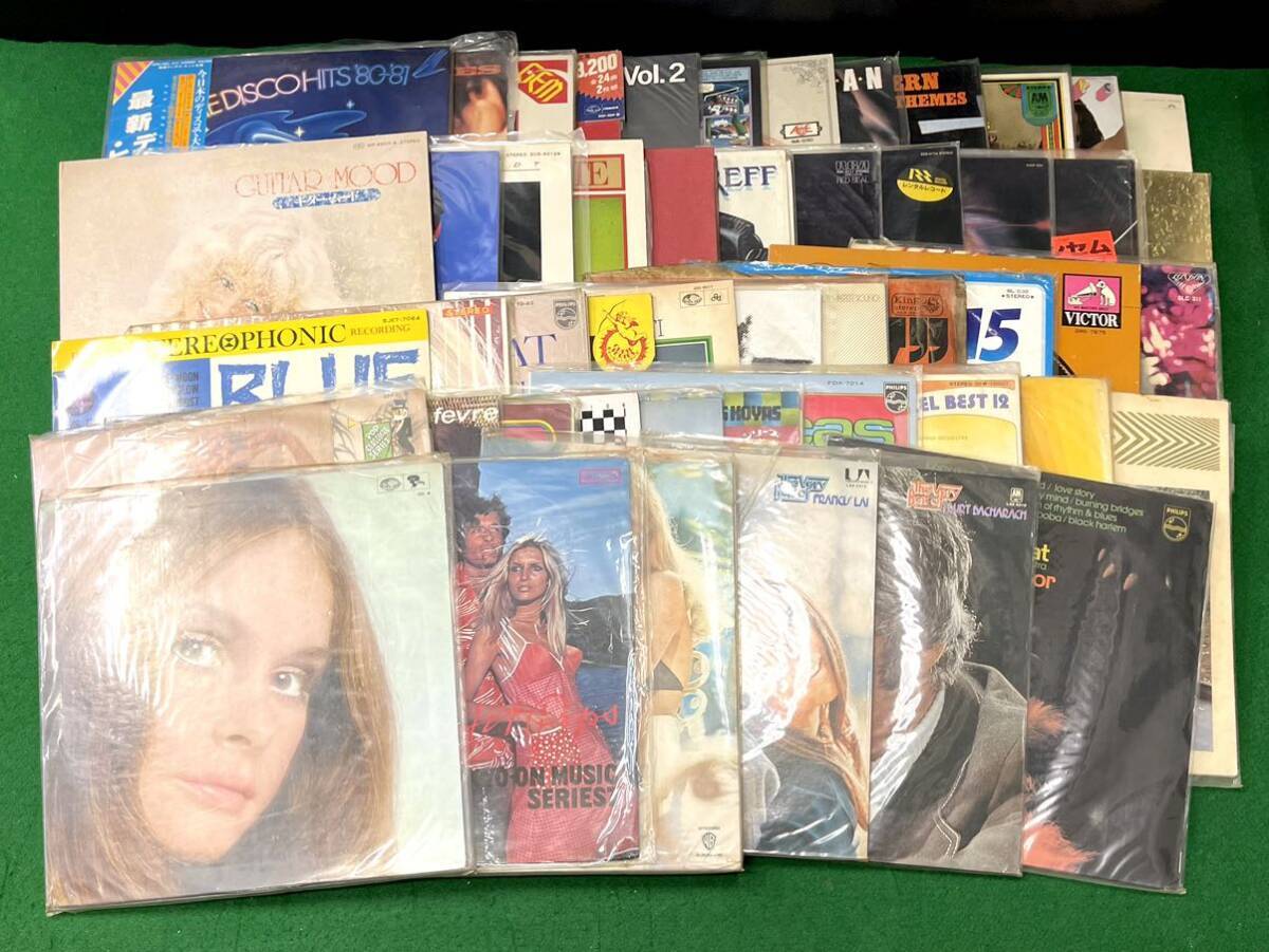 ★☆レコード/LP 洋楽 まとめ/50枚セット ディスコミュージック/ボサノヴァ/映画音楽/ポップス/ロックンロールなど拍卖