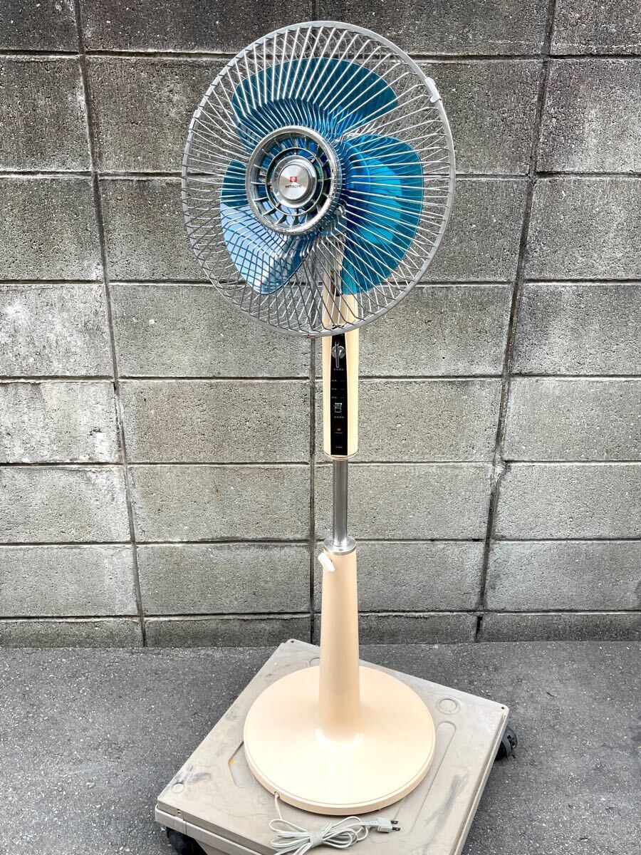 ★☆昭和レトロ/当時もの 動作確認済 HITACHI/日立 大型扇風機/扇風機 S-30MD形/30cm拍卖