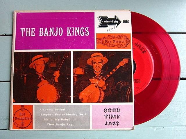 THE BANJO KINGS★GOOD TIME JAZZ EP 1007★200510t2-rcd-7-jzレコード7インチ赤盤US盤53年バンジョージャズディキシーランド拍卖