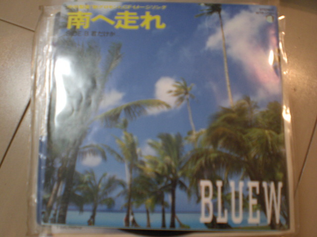白ラベル EP レコード BLUEW 南へ走れ - 君だけが… EP8枚まで送料ゆうメール140円 見本盤 非売品拍卖