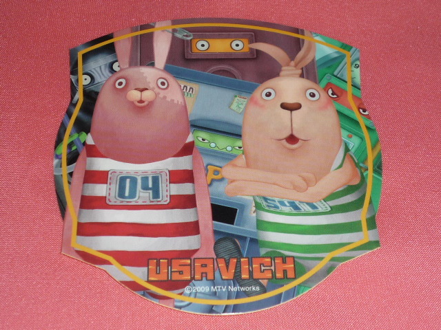 激レア!カワイイ♪ 2009年 ウサビッチ キャラクター 防水ステッカー③キレネンコ&プーチン拍卖
