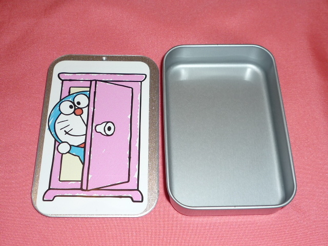 激レア!カワイイ♪ 藤子不二雄 ドラえもん スライド式 缶ケース☆拍卖