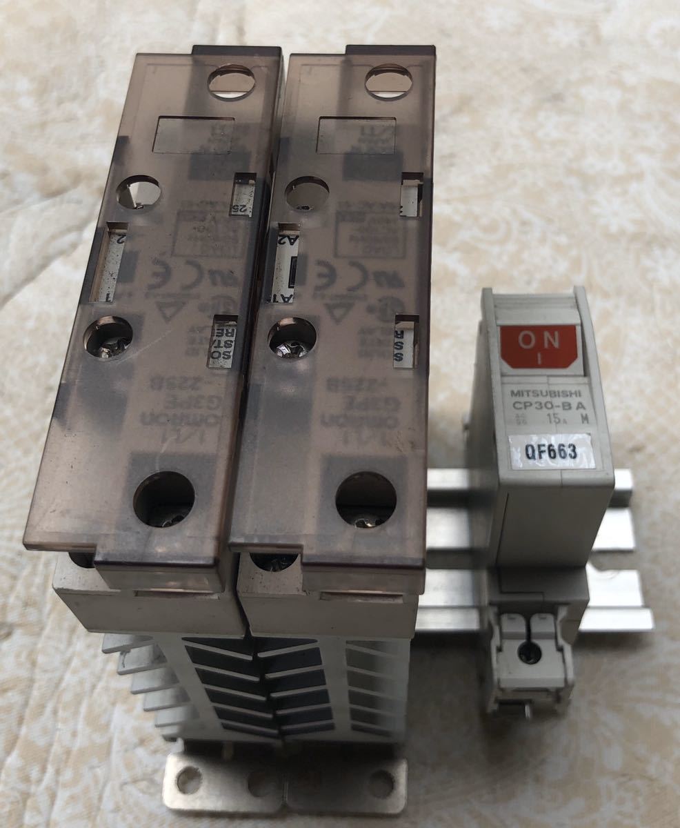 MITSUBISHI CP30-BA OmRon G3PE-225B(2点セット) SOLID STATE RELAY拍卖