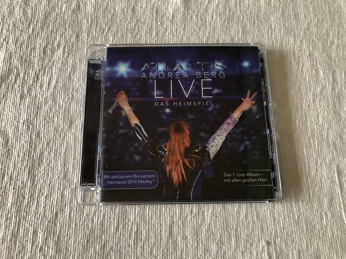 CD  ANDREA BERG  アンドレア・ベルグ  『ATLANTIS - LIVE DAS HEIMSPIEL』  88875 02943 2拍卖