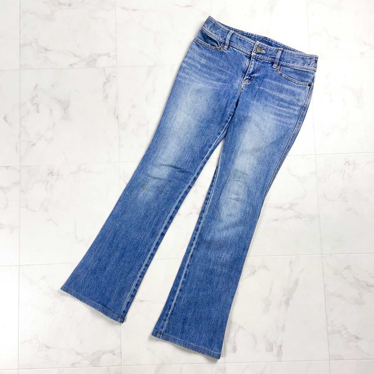 Pinky&Dianne jeans ピンキーアンドダイアン ジーンズ フレアデニムパンツ ボトムス レディース ブルー サイズ38*CD1146拍卖