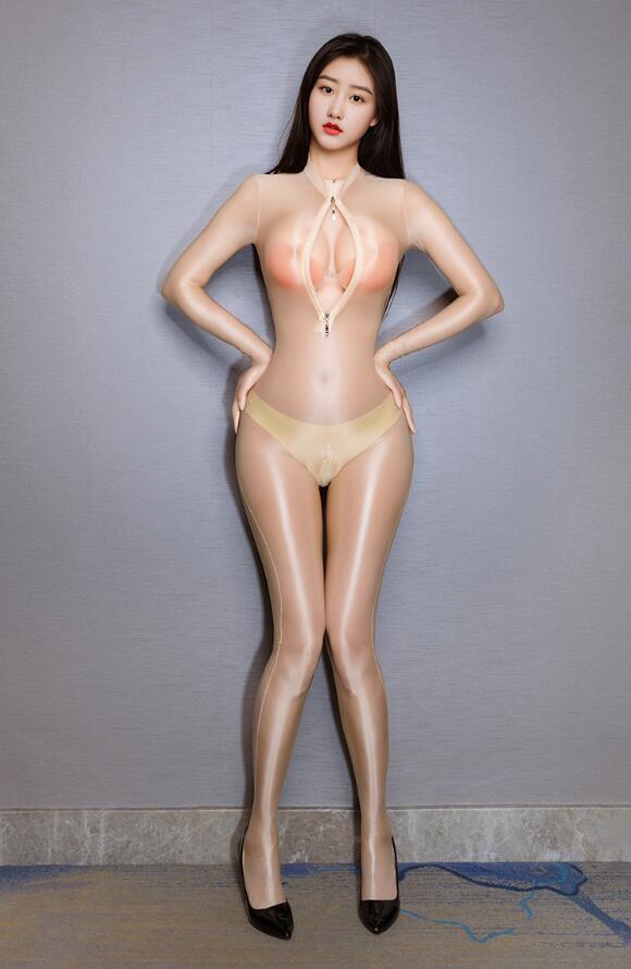 Y0507 レディースストッキング☆ 大人sexy ☆ 超セクシー ボディスーツ ベージュ拍卖