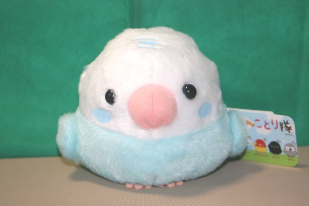 ことり隊 なかよしことり隊 セキセイインコ セキセイブルー ぬいぐるみ 約10cm 拍卖