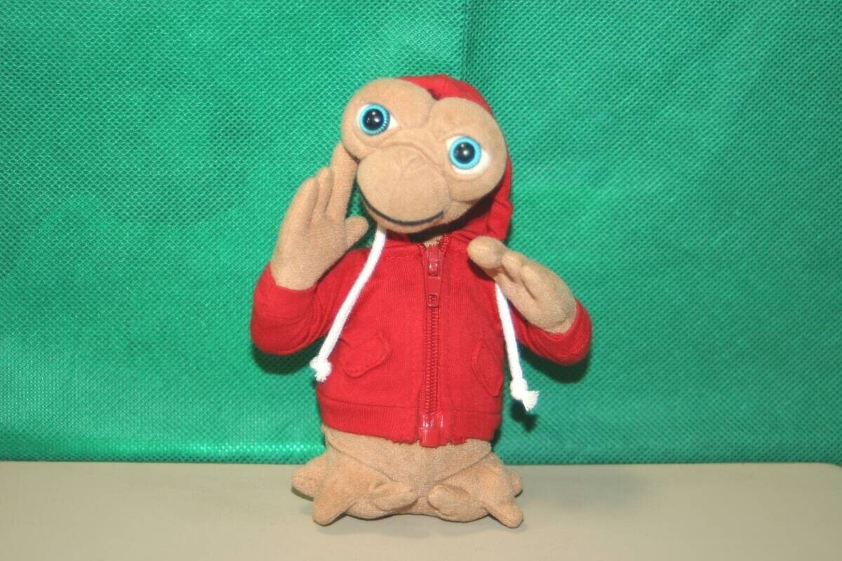 E.T ぬいぐるみ 赤パーカー USJ ユニバーサルスタジオジャパン 約14cm 人形 パーカー着脱可能 ドール #2拍卖