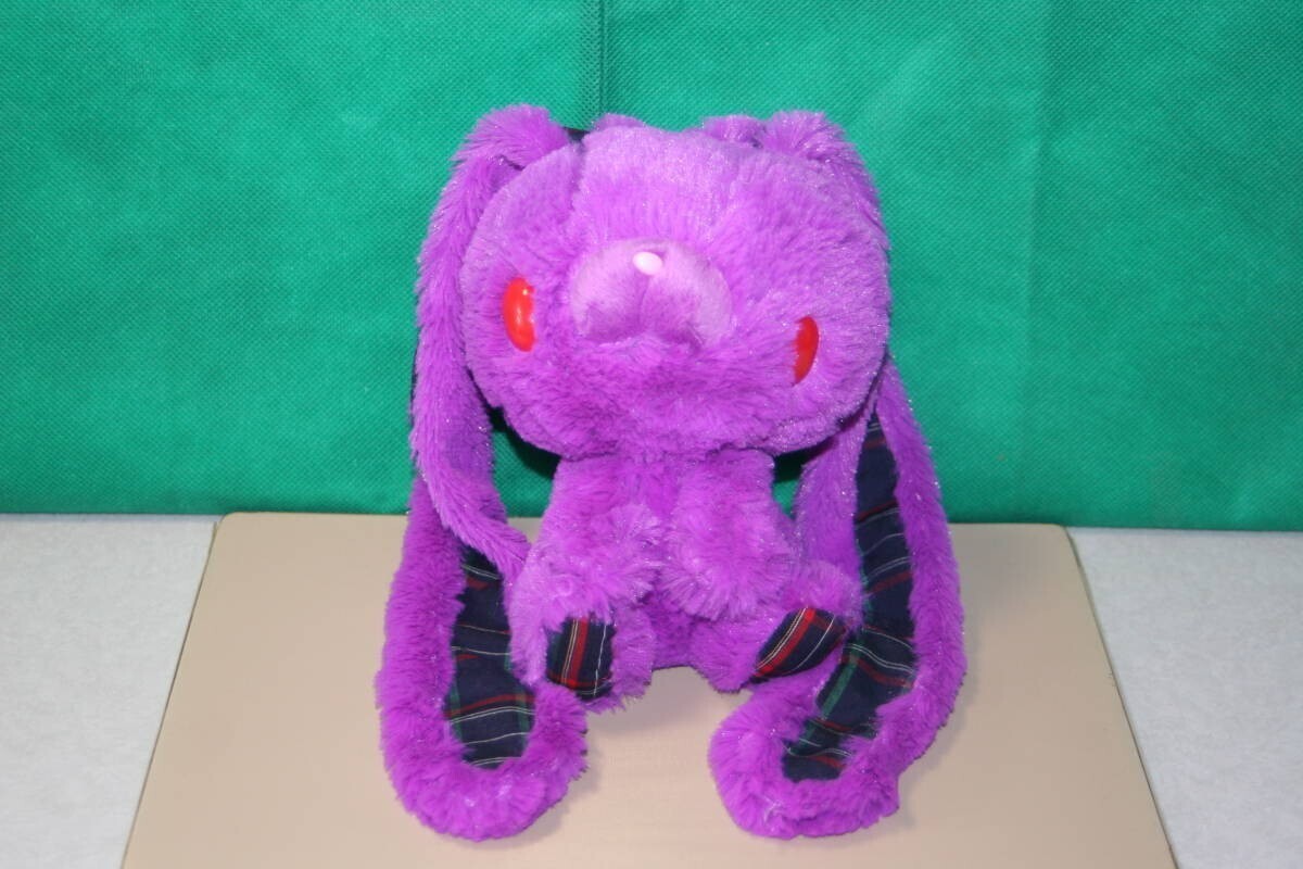 チャックスGP 汎用うさぎ ぬいぐるみ やわはだバリエーション(タータン) パープル CGP-308 約18cm 紫拍卖