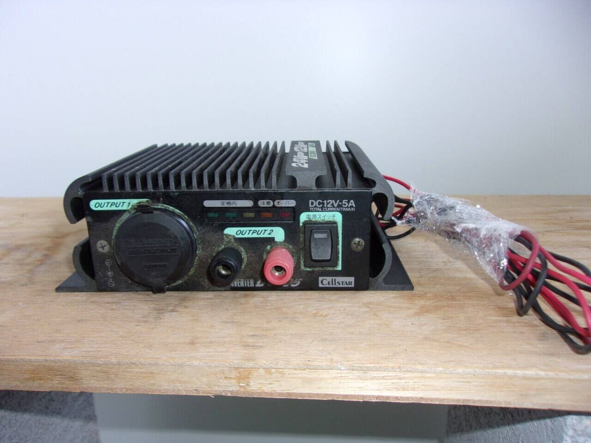DCDCコンバーター Cellstar DC12V-5A (22V~30V)(中古)【栃木県小山市】LP04-3908拍卖