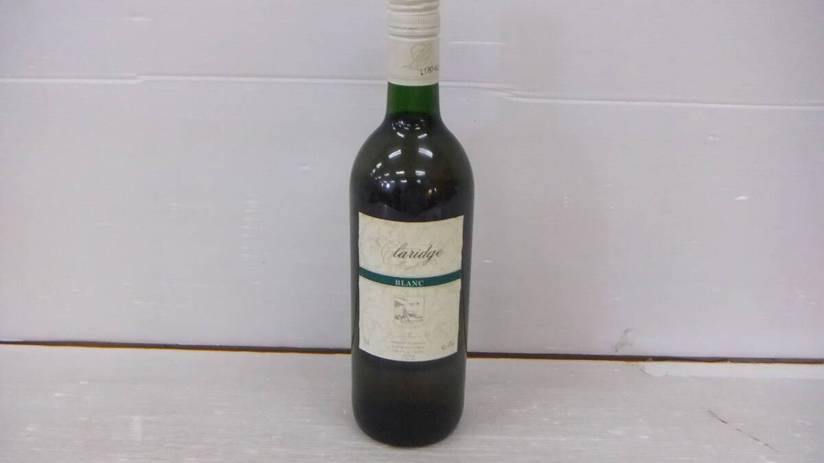 ◆◇お酒 クラリッジ 白ワイン SAPPORO フランス産 750ml 14%未満 ※ビン類取扱い注意 :日ta0949-157ネ◇◆拍卖