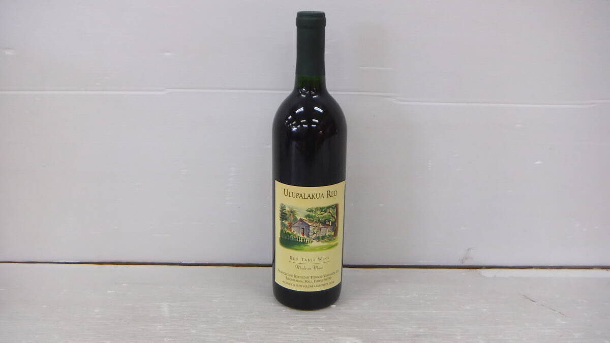 ◆◇ULUPALAKUA RED/ワイン/ハワイ/ウルパラクア/11.5%/750ml/未開栓 :日k5479-157ネ◇◆拍卖