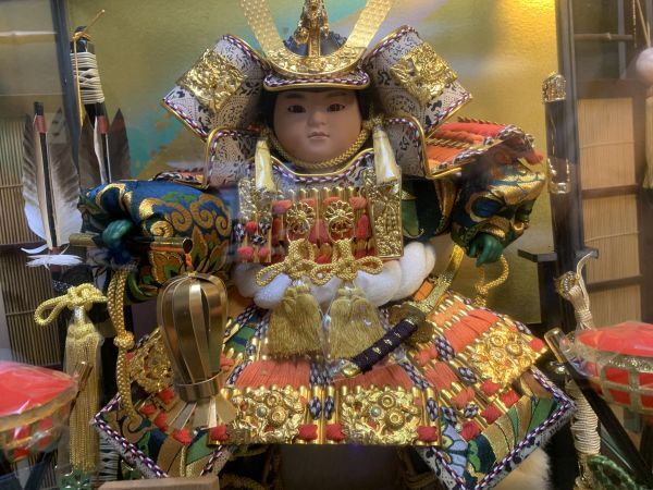 五月人形 福仙美峰作 ガラスケース付き 未開封品 @froho9拍卖