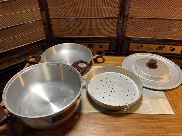 cooker クッカー アウトドア 中古 幅28cm 深さ10cm レトロ#2fyo拍卖