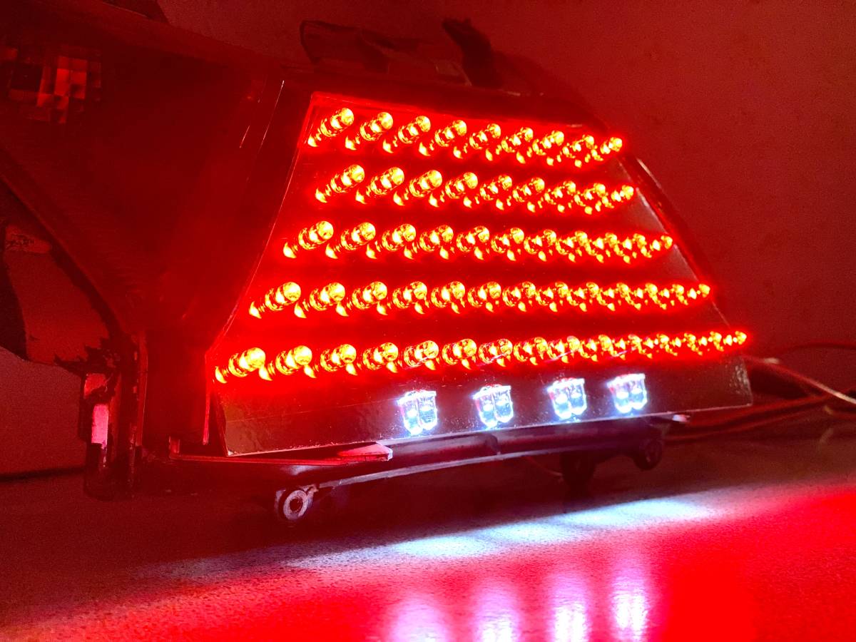 【60日保証】リード100(JF06)/50(AF48)☆テールランプLEDユニット☆超爆光57発!拍卖