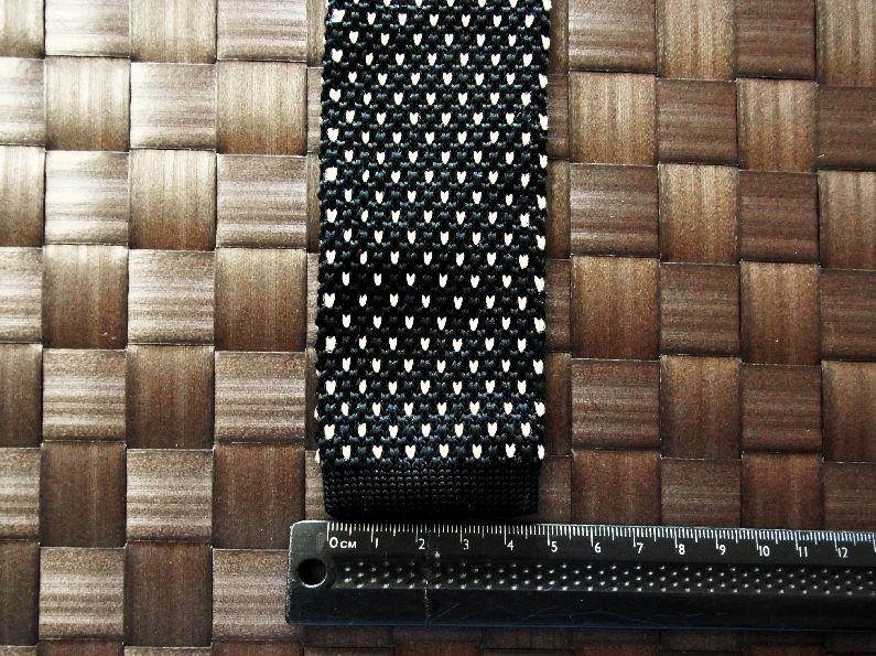 【美品 ニットタイ】0395 ユニクロのネクタイ拍卖