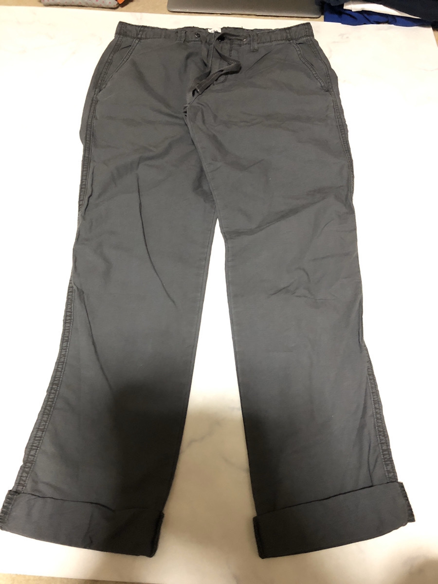 GAP ギャップ ロングパンツ グレー系カラー ボトムス シンプルデザイン ウエスト 約82cm ヒップ 約102cm 総丈 約93cm【アウトレット】Q9拍卖
