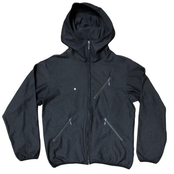 Post O'Alls #3601 E-Z Hoodie MPJ Mid Weight Poly Jersey Dark Charcoal Heather 3601-MPJ ポストオーバーオールズ ジップパーカー拍卖