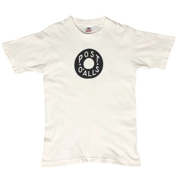 Post O'Alls - Tシャツ S ホワイト Post Overalls ポストオーバーオールズ T-Shirt 白 ロゴ拍卖
