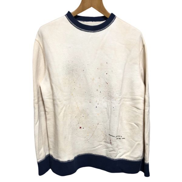 Porter Classic - P.C. HAND WORK SWEATSHIRT M ポータークラシック スウェット ハンドペイント ペンキ トレーナー ハンドワーク拍卖