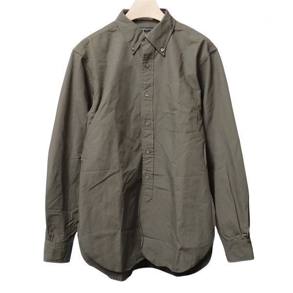 リップストップ Engineered Garments Loftman別注 19th BD Shirt Cotton Ripstop Olive エンジニアドガーメンツ ロフトマン シャツ拍卖