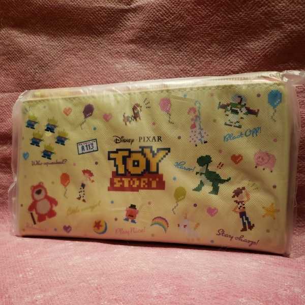 未使用品☆トイストーリー フラットポーチ(イエロー)拍卖