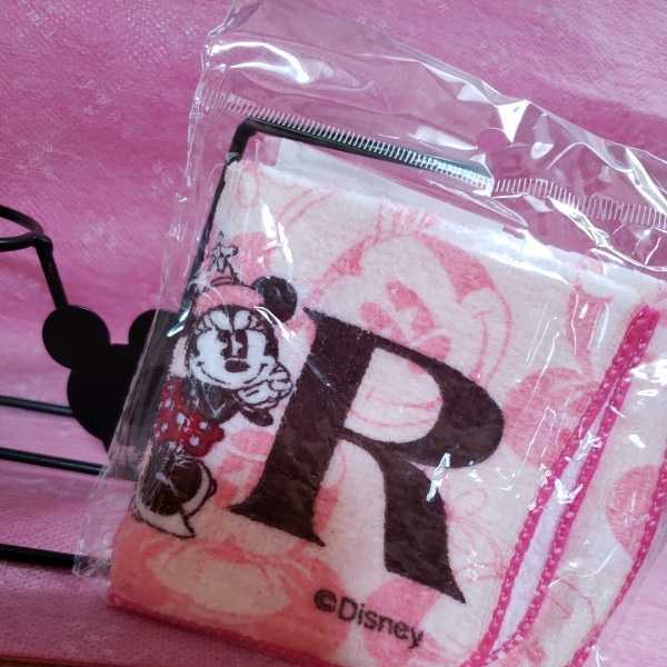 未開封☆ディズニー アルファベット ミニタオル/ミニーR拍卖