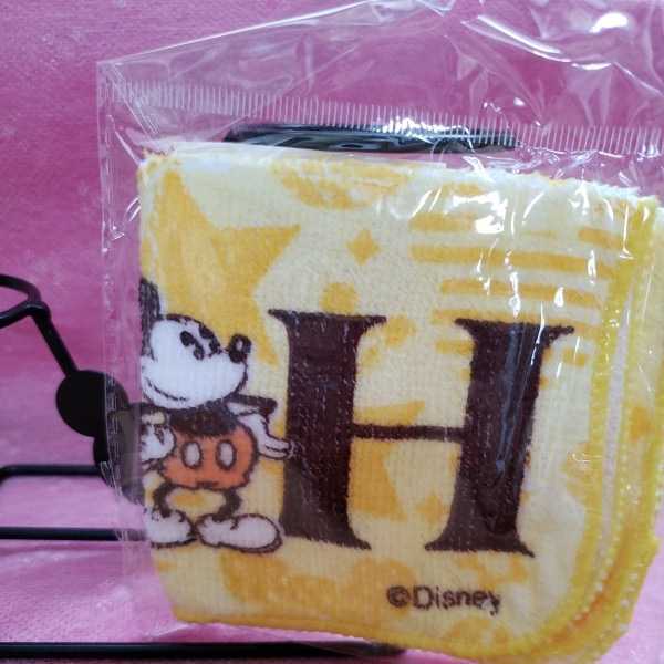 未開封☆ディズニー アルファベット ミニタオル/ミッキーH拍卖
