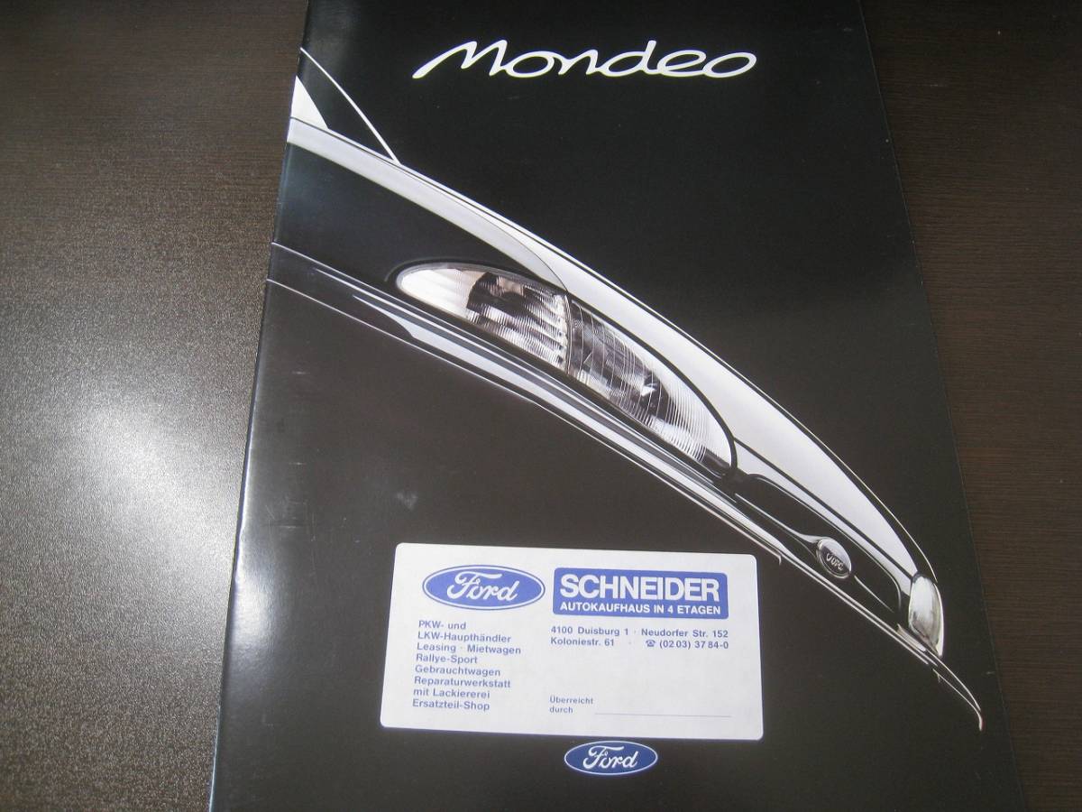 ★C3799 海外カタログ独語 フォード モンデオ 1993拍卖