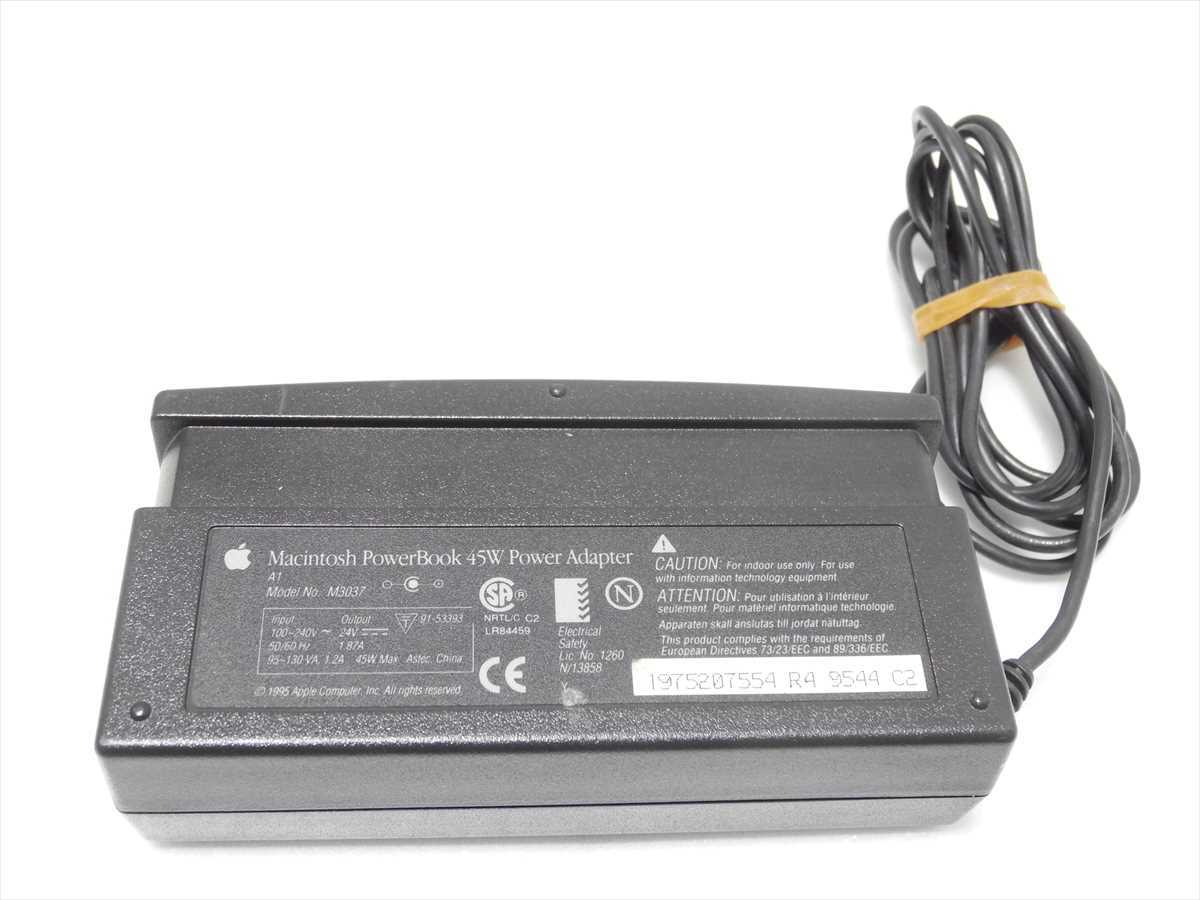Macintosh 純正 ACアダプター M3037 マッキントッシュ 充電器 AC Adapter 送料660円 332 拍卖
