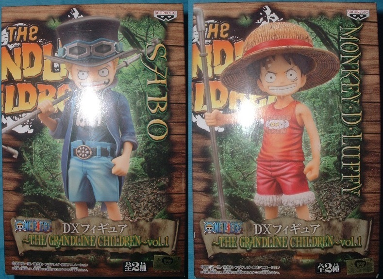 プライズ ワンピース DXフィギュア THE GRANDLINE CHILDREN1 全2種セット(ルフィ&サボ)拍卖