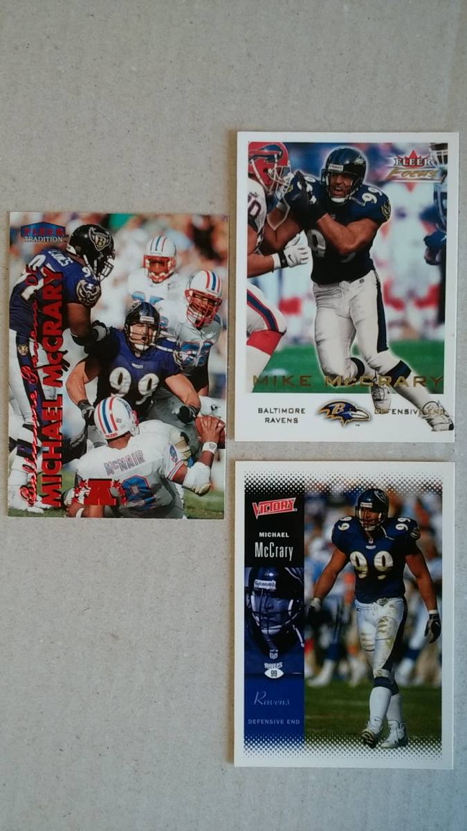 NFLカード MICHAEL McCRARY 6種 レイヴンズ DE拍卖
