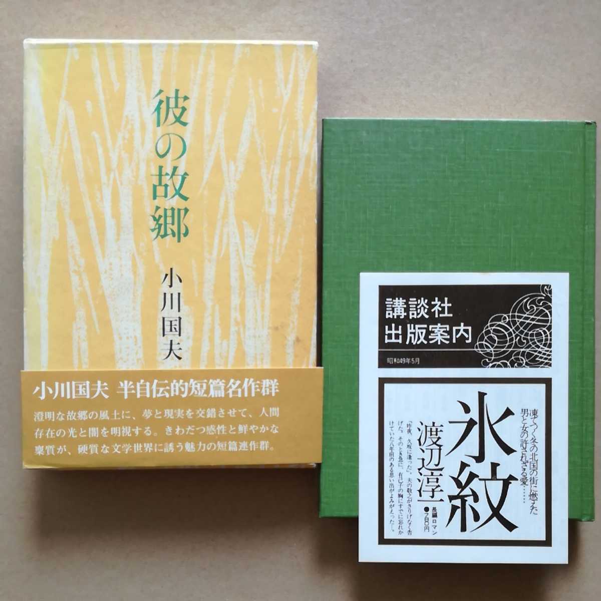 初版函帯/彼の故郷 小川国夫 栃折久美子/装幀 講談社 1974 新刊案内付 連作短編群拍卖