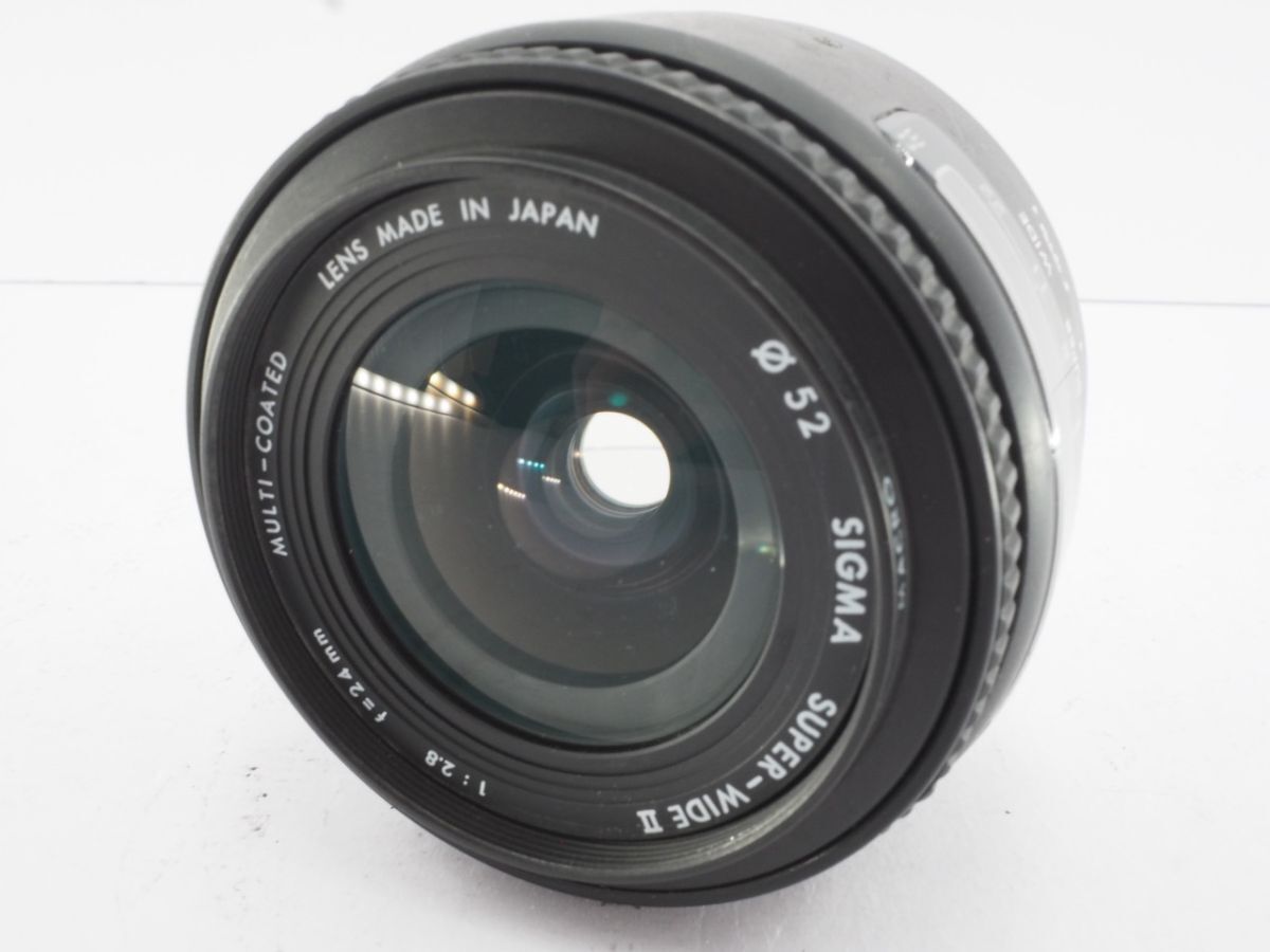 シグマ SIGMA SUPER-WIDE II 24mm F2.8 キヤノン用 #A3481拍卖