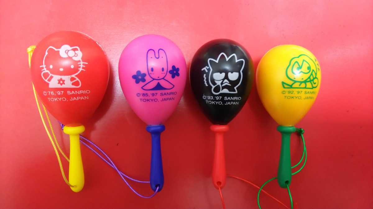 ★ハローキティ、マロンクリーム 他★サンリオ プレミアムマスコット おまけ★ミニマラカス 4個セット★昭和レトロ★拍卖