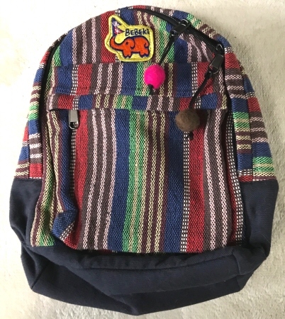 即決!かわいい☆定価2600円☆ネパール製「お子様用リュック」(BL)拍卖