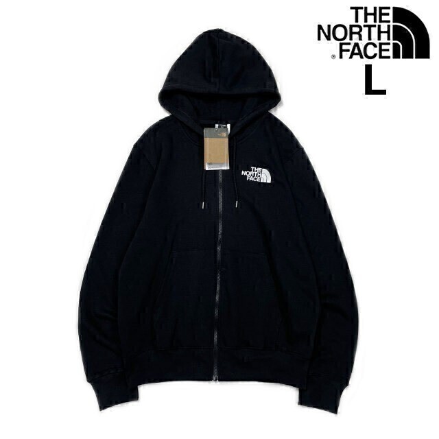 売切り【正規新品】THE NORTH FACE◆HALF DOME FULLZIP フルジップ パーカー US限定 裏起毛 男女兼用 アウトドア キャンプ(L)黒 181130-38拍卖