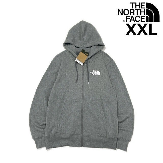 売切り【正規新品】THE NORTH FACE◆HALF DOME FULLZIP フルジップ パーカー US限定 裏起毛 男女兼用 アウトドア(XXL)グレー② 181130-38拍卖