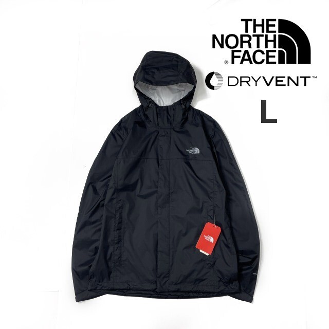 売切り【正規新品】THE NORTH FACE◆VENTURE 2 JACKET マウンテンパーカー US限定 ロゴ刺繍 ハーフドーム 撥水 防水(L)黒 180915-50-B拍卖