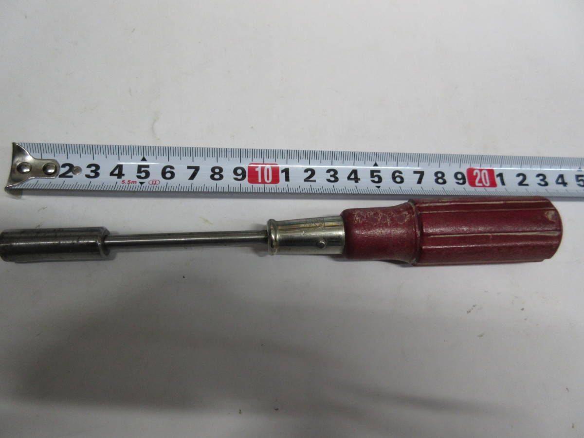 9mm/ARAKAWA/木柄/ソケット ドライバー/【錆有】拍卖