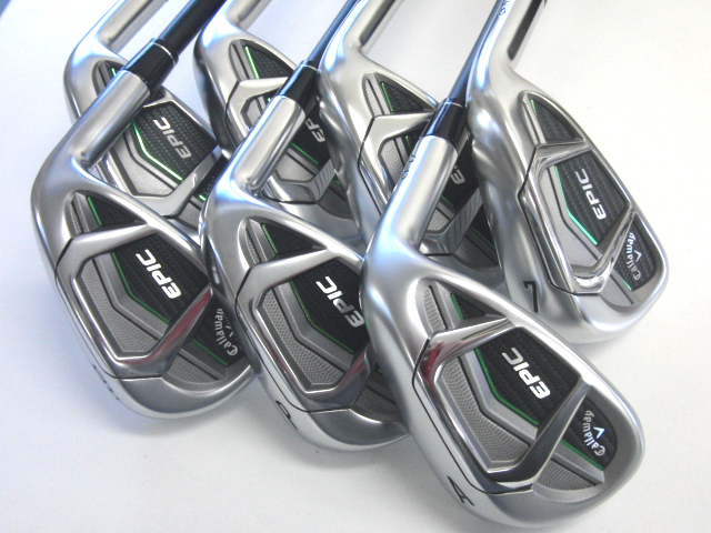 新品未使用品!Callaway Epic Iron 5-9P,A (7本セット) UST Recoil ES Graphite/R拍卖